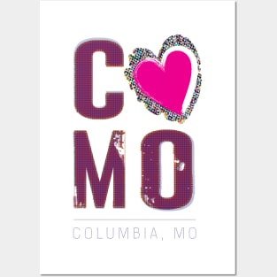 CoMo Love - Columbia, Missouri Posters and Art